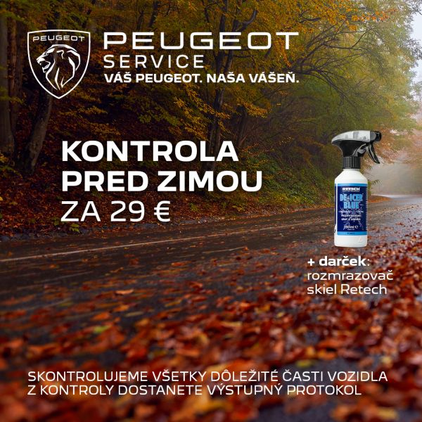 Kontrola pred zimou s darčekom