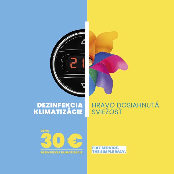 FIAT Dezinfekcia klimatizácie