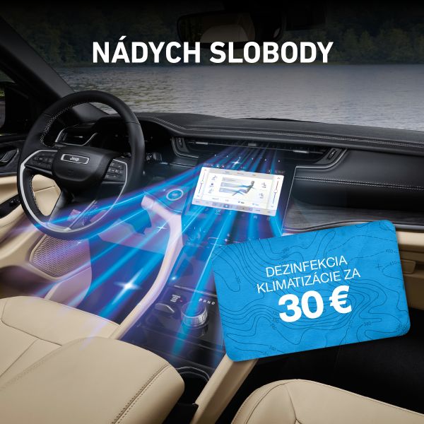 JEEP Dezinfekcia klimatizácie