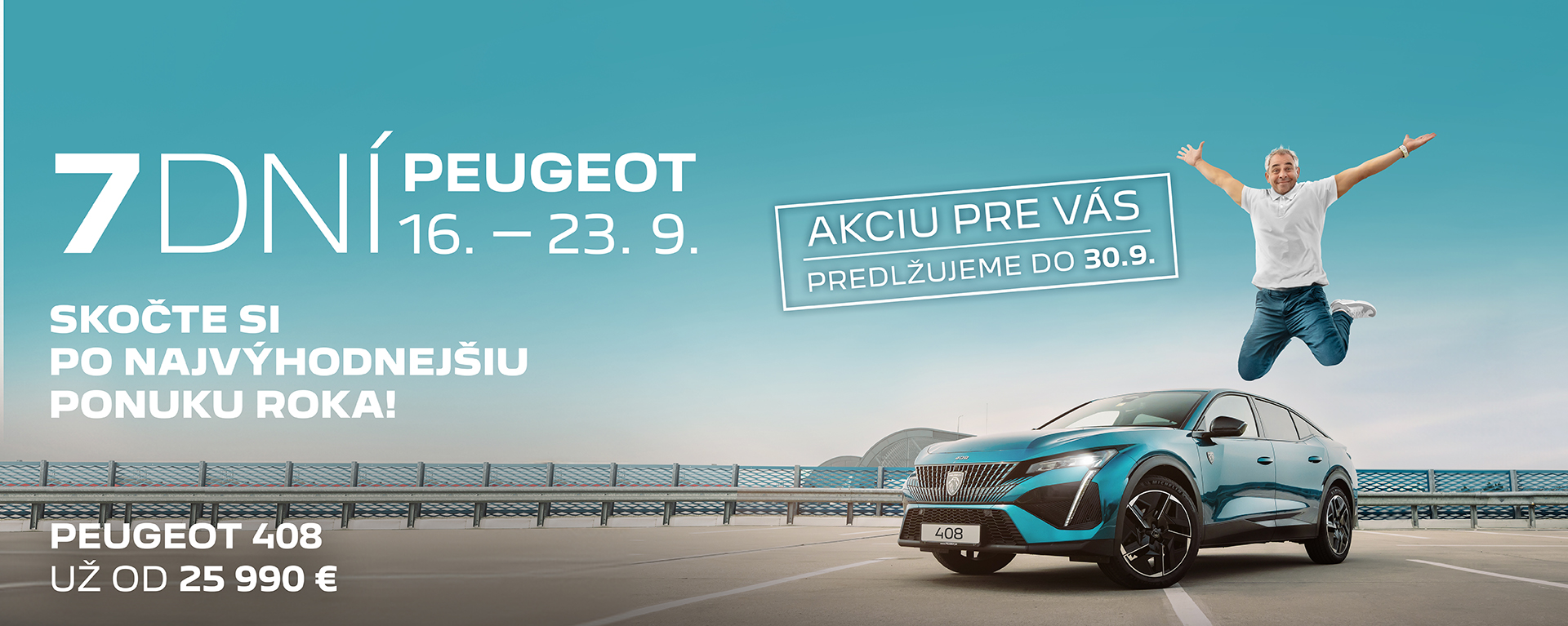 7 DNÍ PEUGEOT | SKOČTE SI PO NAJVÝHODNEJŠIU PONUKU ROKA
