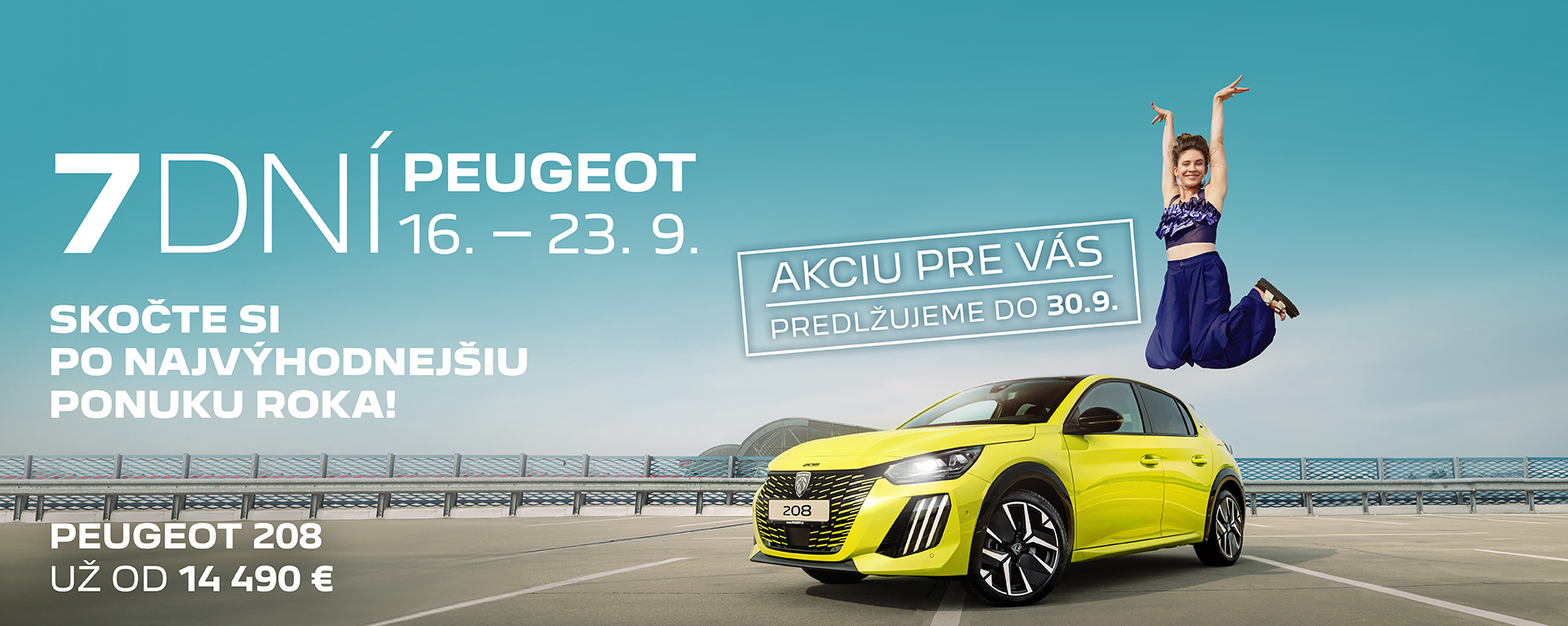 7 DNÍ PEUGEOT | SKOČTE SI PO NAJVÝHODNEJŠIU PONUKU ROKA