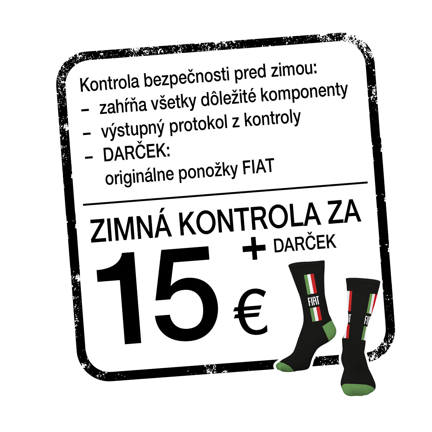 Fiat - Kontrola vozidla pre bezpečnú zimu