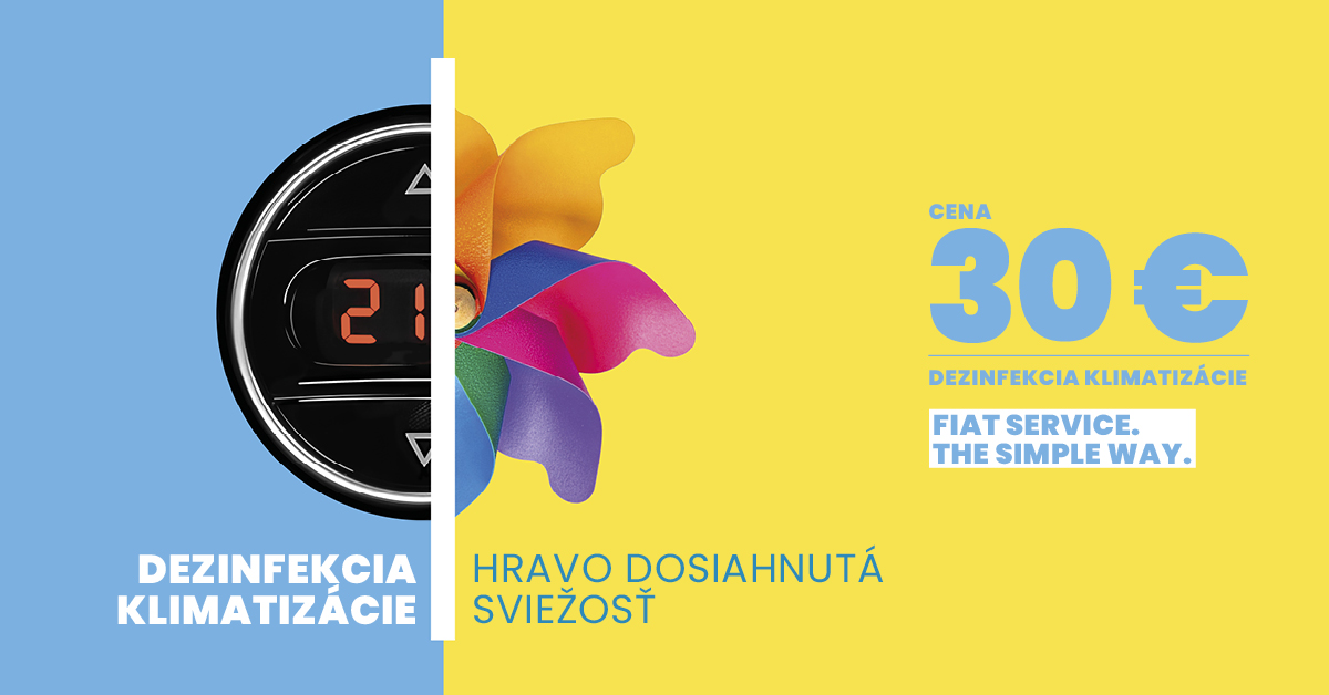 FIAT Dezinfekcia klimatizácie