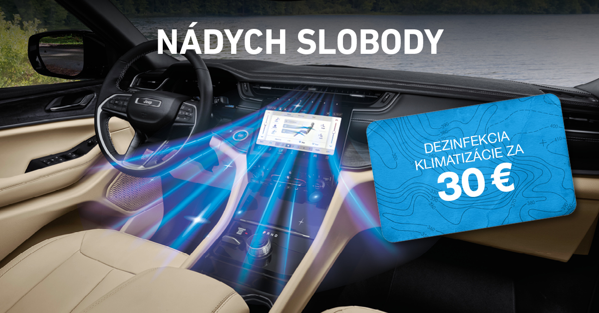 JEEP Dezinfekcia klimatizácie